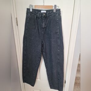 OAK + FORT High Rise Dark Gray Jeans